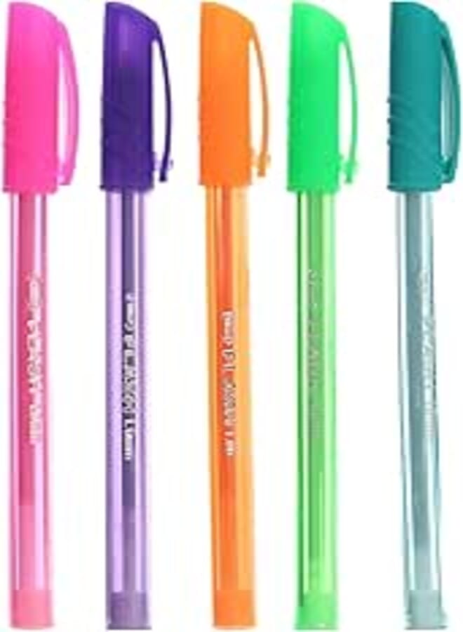Prima Flash Ballpoint Pen, Set Of 5 Assorted Colors